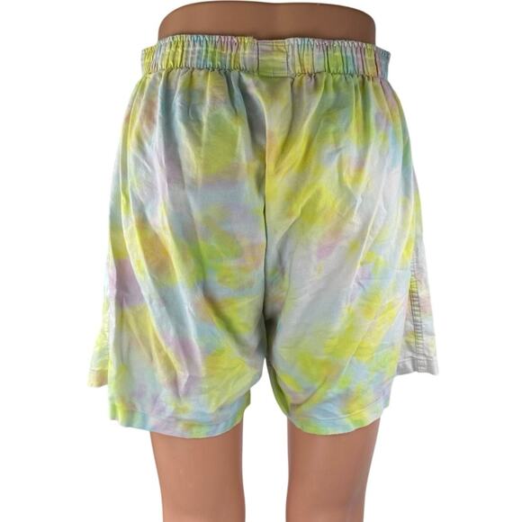 Brooks Brothers Multicolor Tie Dye High Rise Elastic Waist Mini Shorts Size 32 - Picture 3 of 4